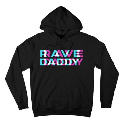 Rave Edm Daddy Music Festival Father Optical Trippy Illusion Hoodie