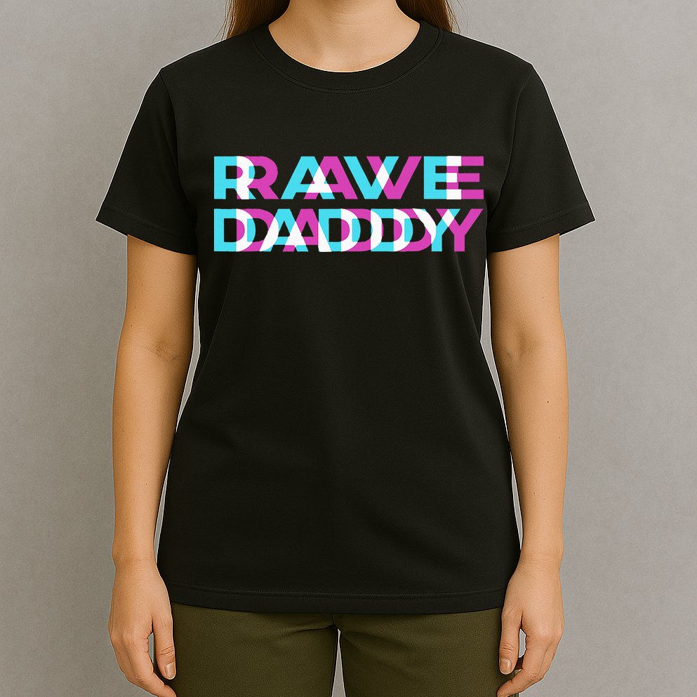Rave Edm Daddy Music Festival Father Optical Trippy Illusion T-Shirt