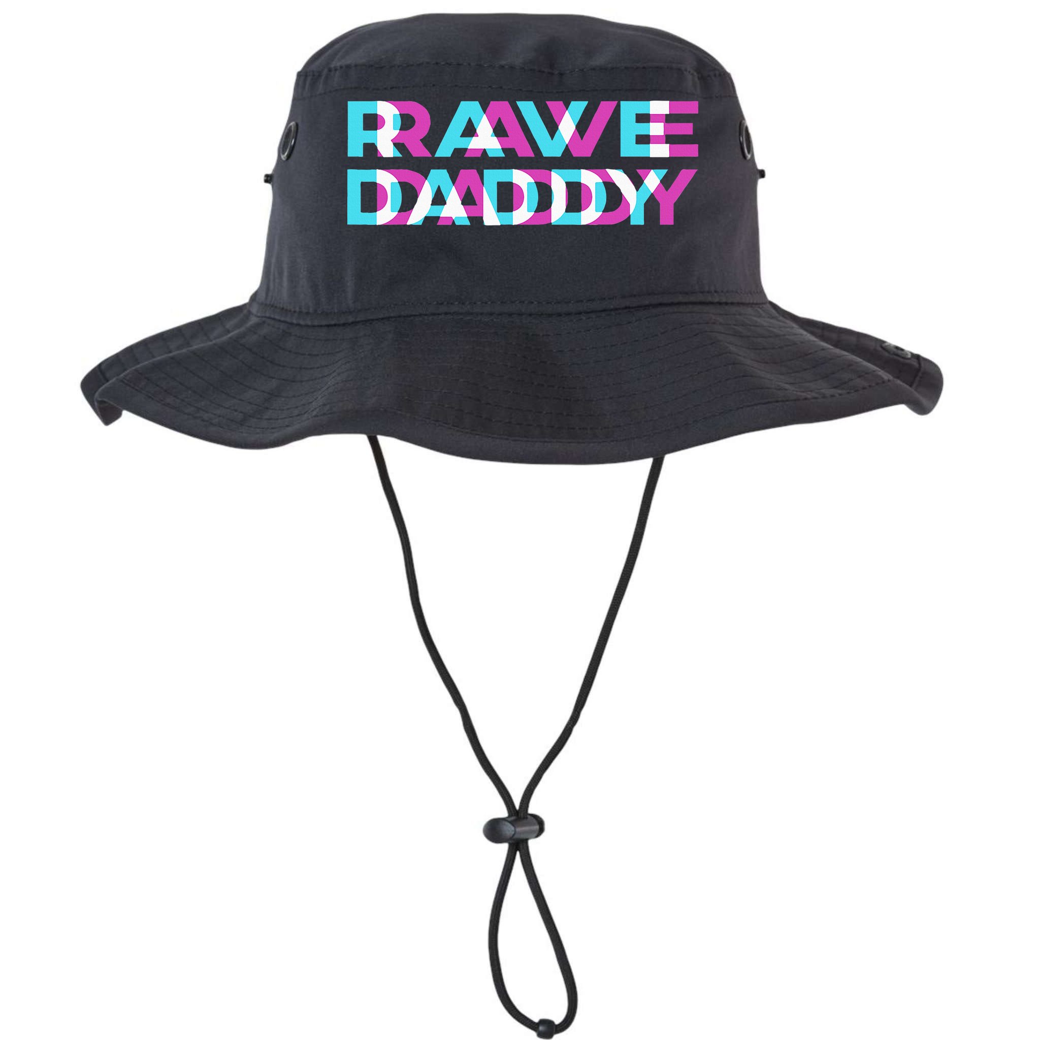 Rave Edm Daddy Music Festival Father Optical Trippy Illusion Bucket Hat
