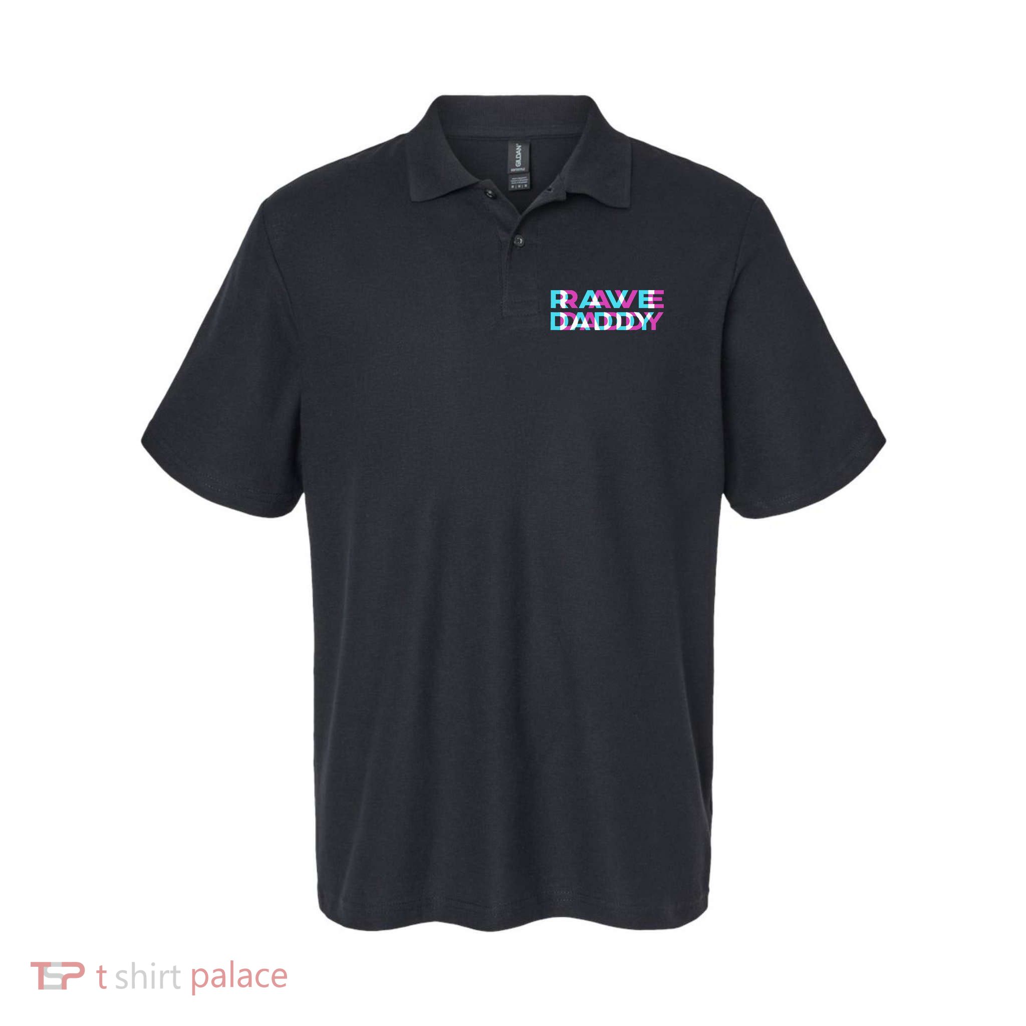 Rave Edm Daddy Music Festival Father Optical Trippy Illusion Polo