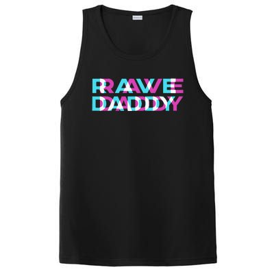 Rave Edm Daddy Music Festival Father Optical Trippy Illusion PosiCharge Competitor Tank