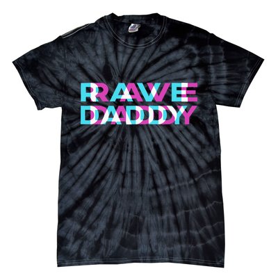 Rave Edm Daddy Music Festival Father Optical Trippy Illusion Tie-Dye T-Shirt