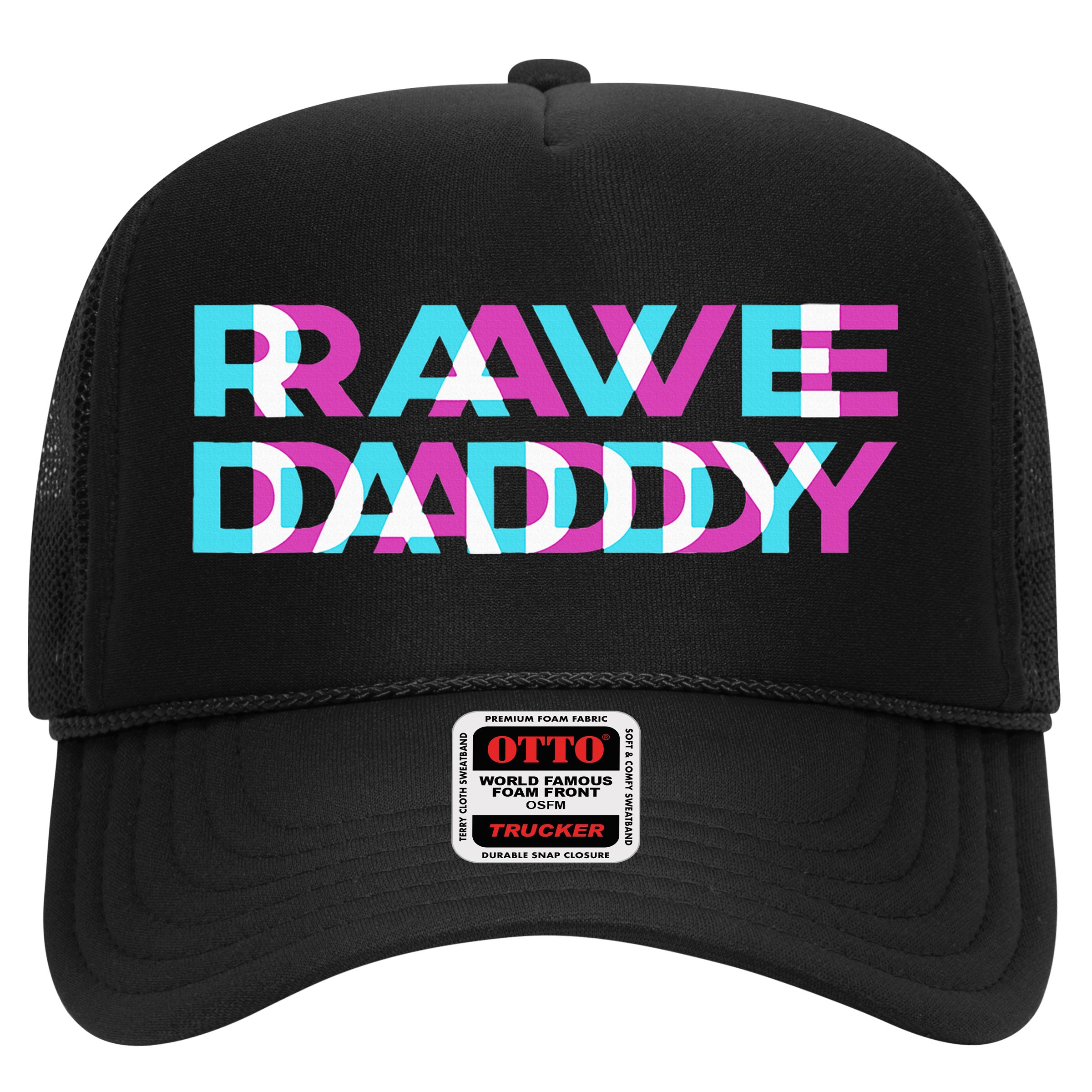 Rave Edm Daddy Music Festival Father Optical Trippy Illusion Hat