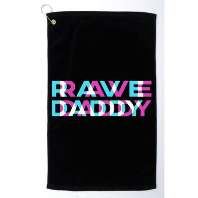 Rave Edm Daddy Music Festival Father Optical Trippy Illusion Golf Towel