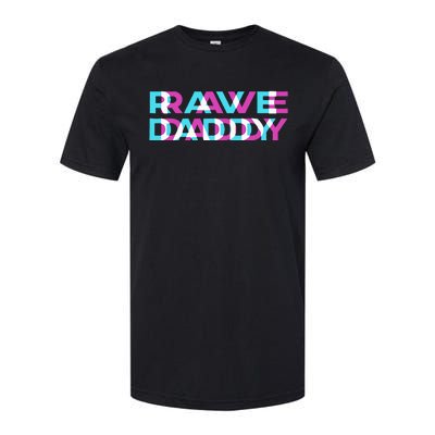 Rave Edm Daddy Music Festival Father Optical Trippy Illusion Softstyle® CVC T-Shirt