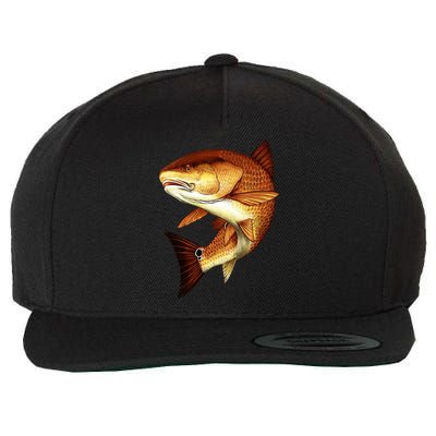 Redfish Swim Wool Snapback Cap
