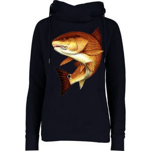 Redfish Swim Womens Funnel Neck Pullover Hood