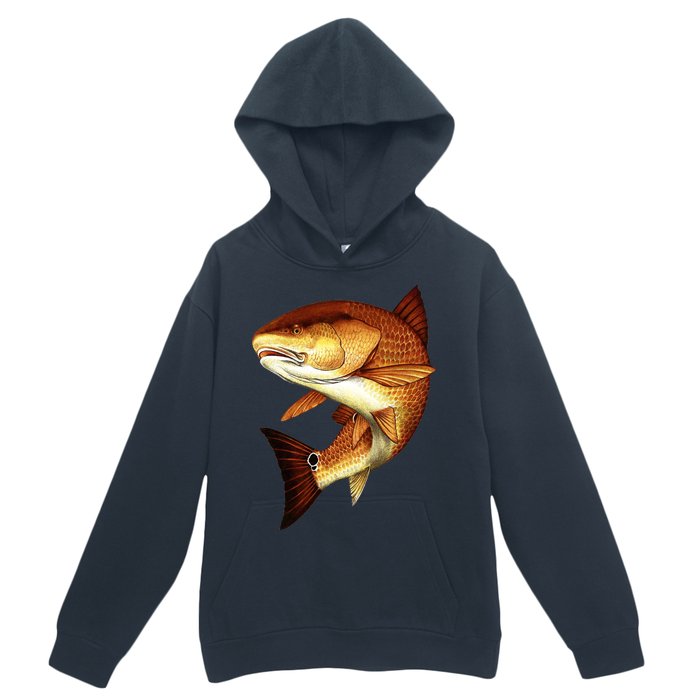 Redfish Swim Urban Pullover Hoodie