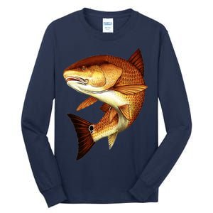 Redfish Swim Tall Long Sleeve T-Shirt