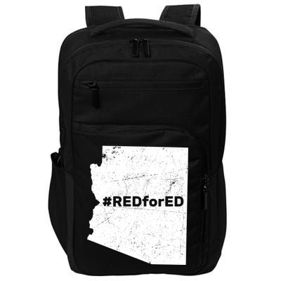 #RedForEd Distressed Red For Ed  Impact Tech Backpack