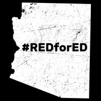 #RedForEd Distressed Red For Ed  Backpack