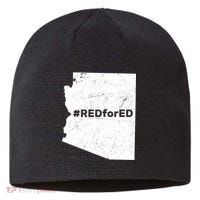 #RedForEd Distressed Red For Ed  Sustainable Beanie