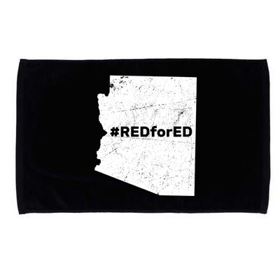 #RedForEd Distressed Red For Ed  Microfiber Hand Towel
