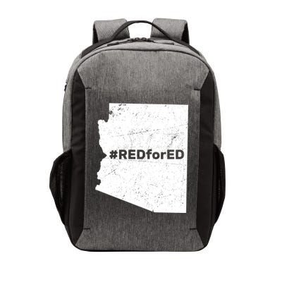 #RedForEd Distressed Red For Ed  Vector Backpack