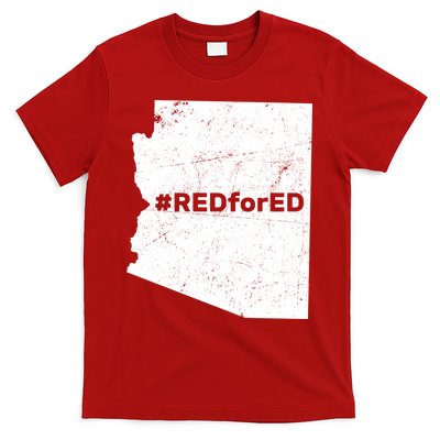 #RedForEd Distressed Red For Ed  T-Shirt