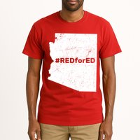 #RedForEd Distressed Red For Ed  Tall T-Shirt