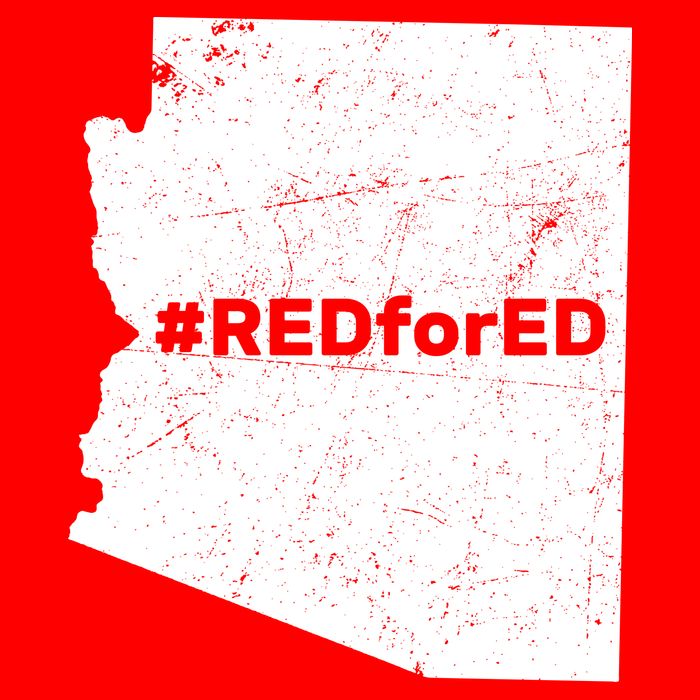 #RedForEd Distressed Red For Ed  16 in Basic Backpack