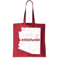 #RedForEd Distressed Red For Ed  Bag