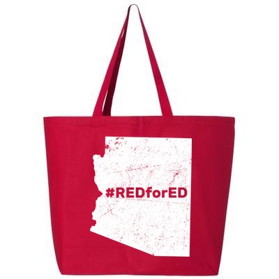 #RedForEd Distressed Red For Ed  25L Jumbo Tote