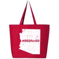 #RedForEd Distressed Red For Ed  25L Jumbo Tote