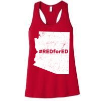 #RedForEd Distressed Red For Ed  Womens Tank Top