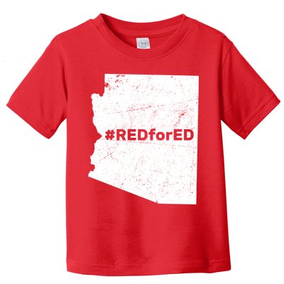 #RedForEd Distressed Red For Ed  Toddler T-Shirt