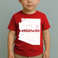#RedForEd Distressed Red For Ed  Toddler T-Shirt