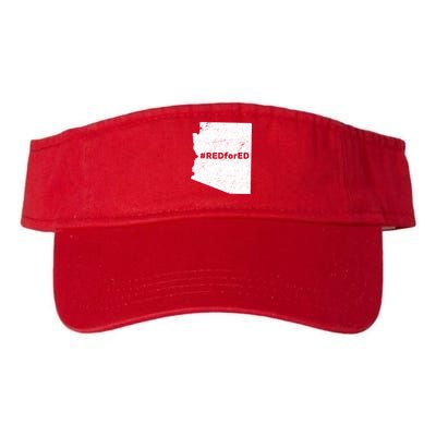 #RedForEd Distressed Red For Ed  Visor