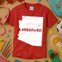 #RedForEd Distressed Red For Ed  Kids T-Shirt