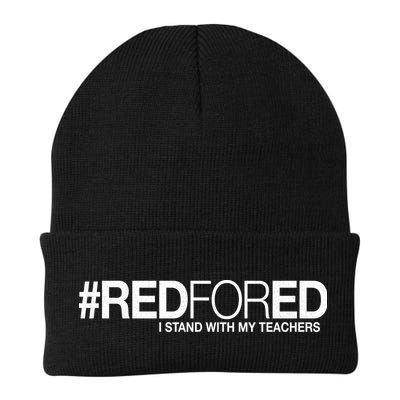 #RedForEd I Stand With My Teachers Red For Ed Beanie