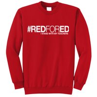 #RedForEd I Stand With My Teachers Red For Ed Sweatshirt