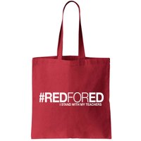 #RedForEd I Stand With My Teachers Red For Ed Bag