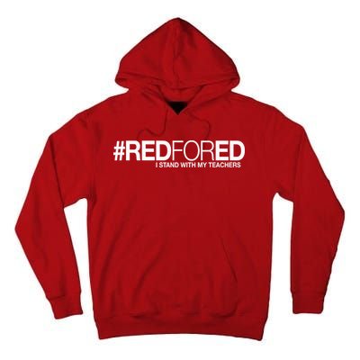 #RedForEd I Stand With My Teachers Red For Ed Tall Hoodie