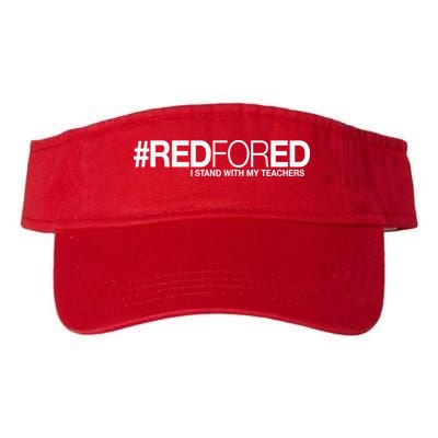 #RedForEd I Stand With My Teachers Red For Ed Visor