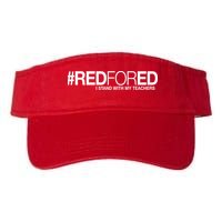 #RedForEd I Stand With My Teachers Red For Ed Visor