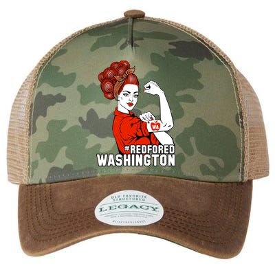 Redfored Red For Ed Washington Teachers Legacy Tie Dye Trucker Hat