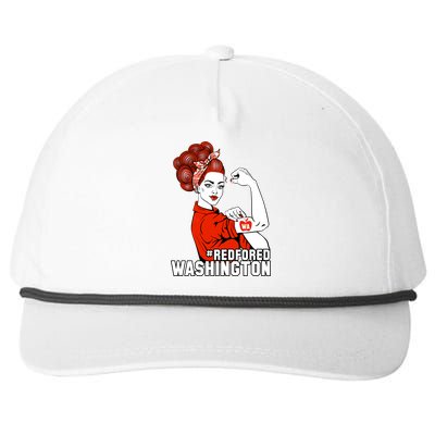 Redfored Red For Ed Washington Teachers Snapback Five-Panel Rope Hat