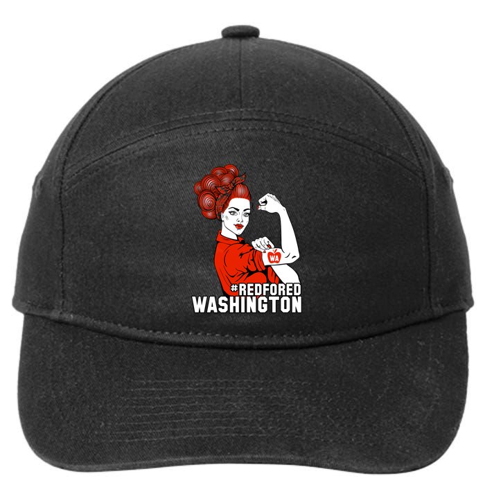 Redfored Red For Ed Washington Teachers 7-Panel Snapback Hat