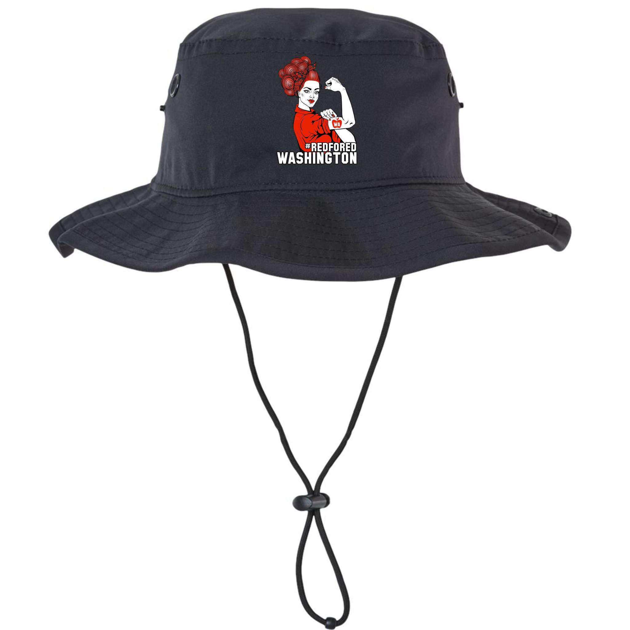 Redfored Red For Ed Washington Teachers Bucket Hat