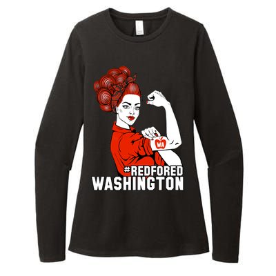 Redfored Red For Ed Washington Teachers Womens CVC Long Sleeve Shirt