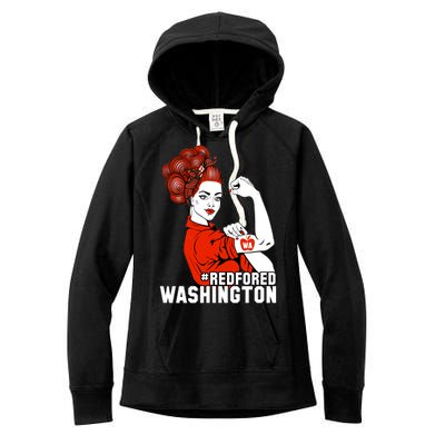 Redfored Red For Ed Washington Teachers Women's Fleece Hoodie