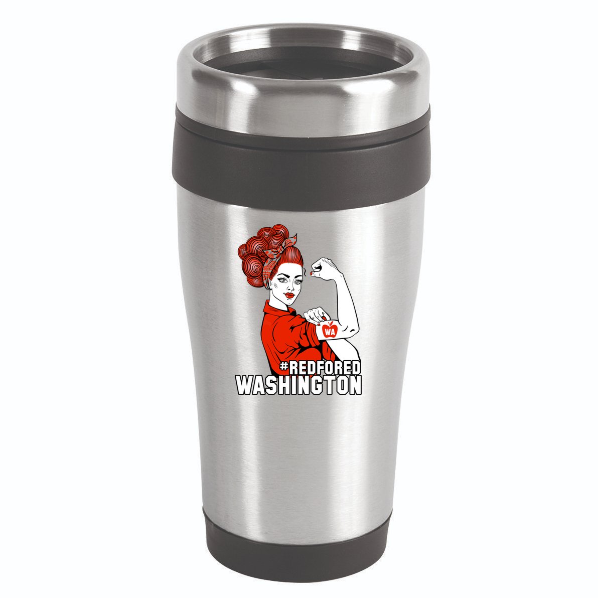 Redfored Red For Ed Washington Teachers 16oz Travel Tumbler