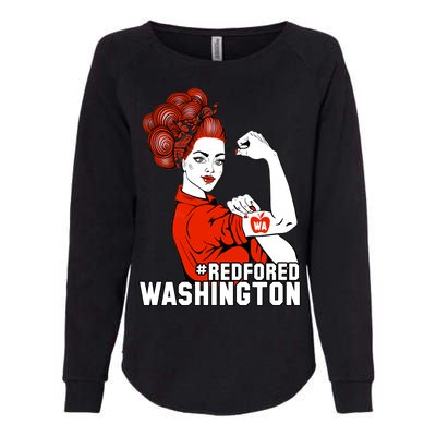 Redfored Red For Ed Washington Teachers Womens California Wash Sweatshirt