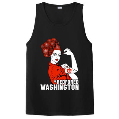 Redfored Red For Ed Washington Teachers PosiCharge Competitor Tank