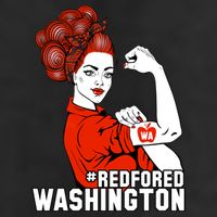 Redfored Red For Ed Washington Teachers Microfiber Hand Towel