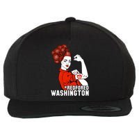 Redfored Red For Ed Washington Teachers Wool Snapback Cap