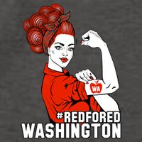 Redfored Red For Ed Washington Teachers Vector Backpack