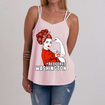 Redfored Red For Ed Washington Teachers Women's Strappy Tank