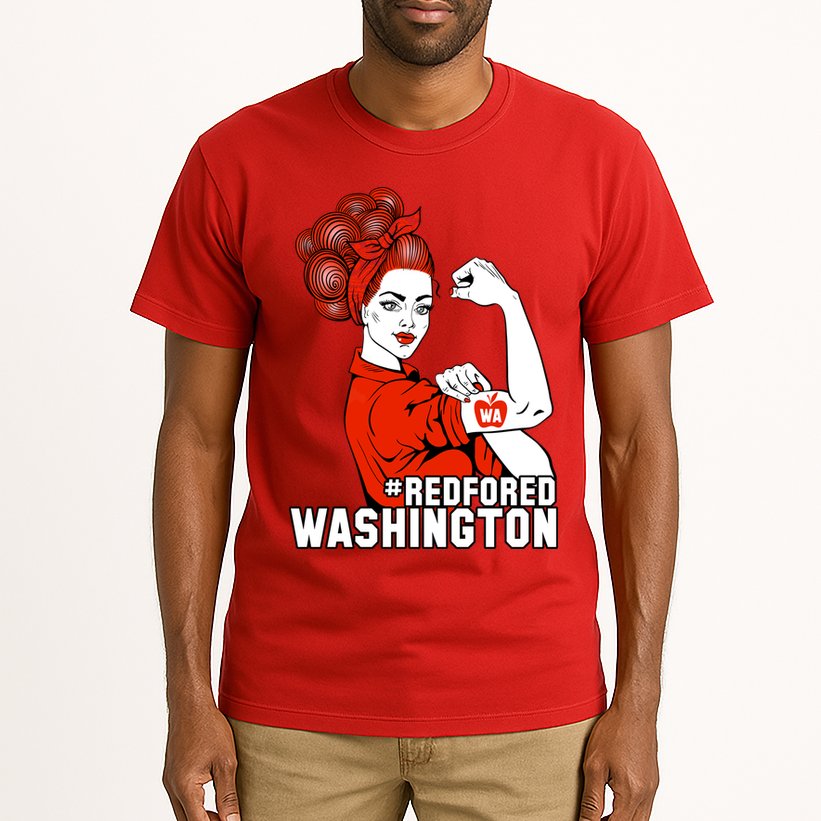 Redfored Red For Ed Washington Teachers Tall T-Shirt