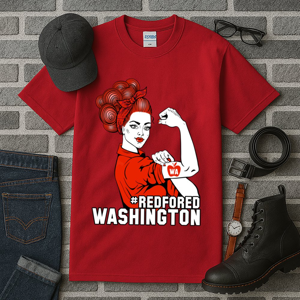 Redfored Red For Ed Washington Teachers Tall T-Shirt